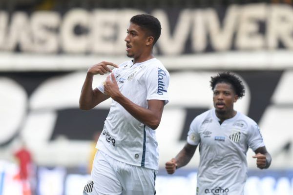 Bruno marcou o gol da vitória do Santos (Foto: Ivan Storti/ Santos FC/ Divulgação)