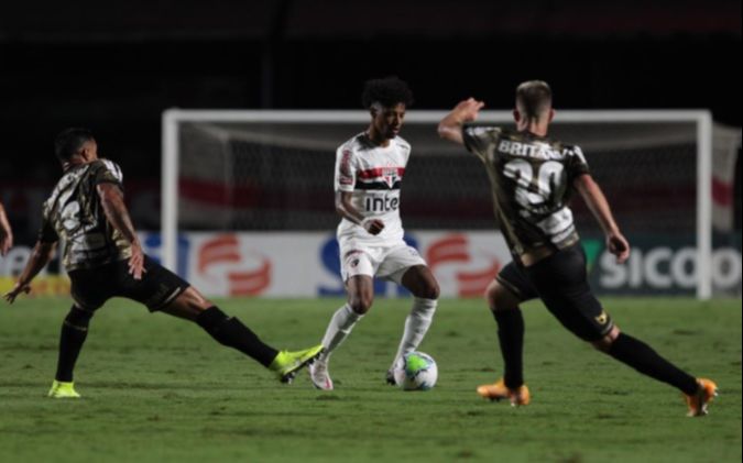 São Paulo e Coritiba empataram partida (Foto: Rubens Chiri/ saopaulofc.net/ Divulgação)