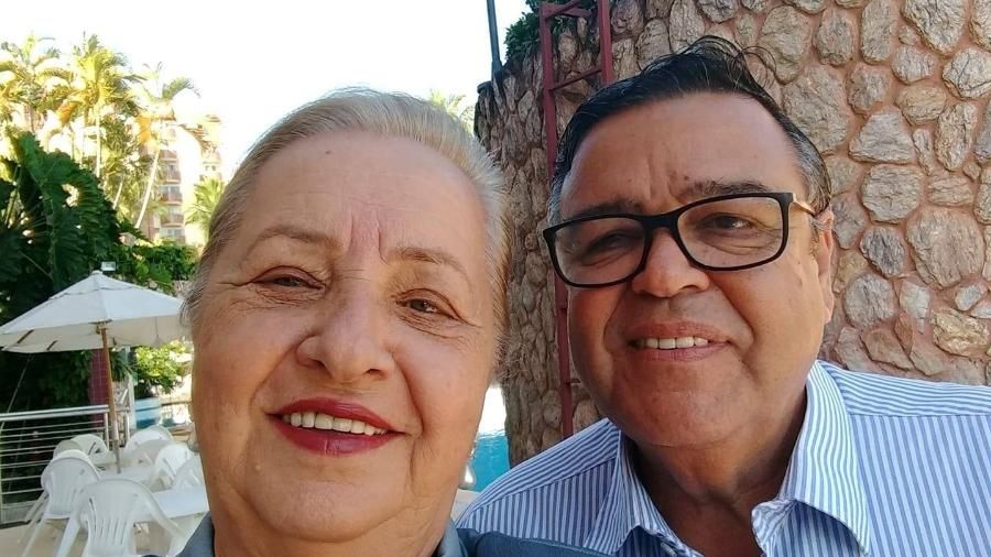 Assis Silva Filho com a esposa Maria (Foto: Reprodução)