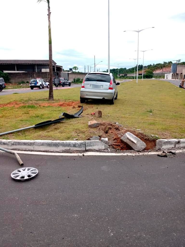 Suspeito foi detido após segundo acidente (Foto: Divulgação)