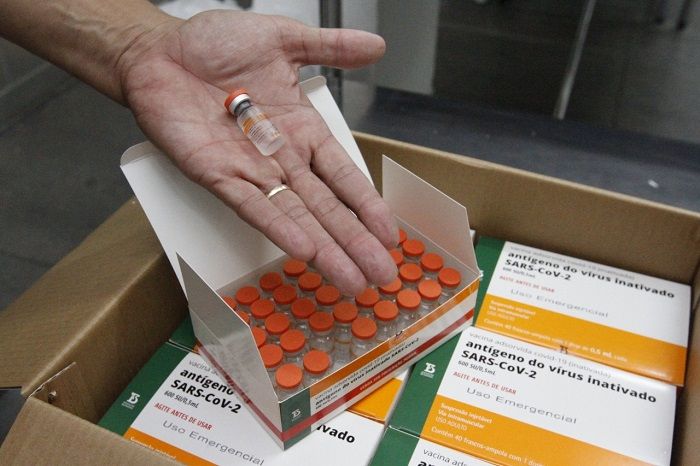 Espírito Santo recebeu doses da vacina contra a covid-19 (Foto: Beto Morais/AT)