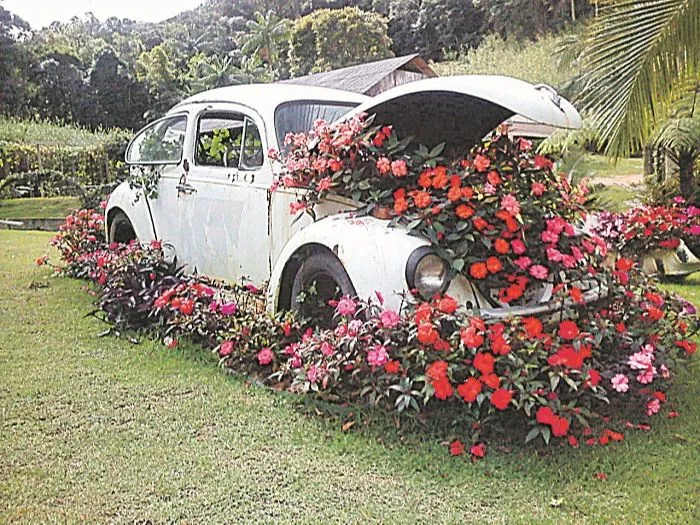 Imagem ilustrativa da imagem Fusca vira item de decoração