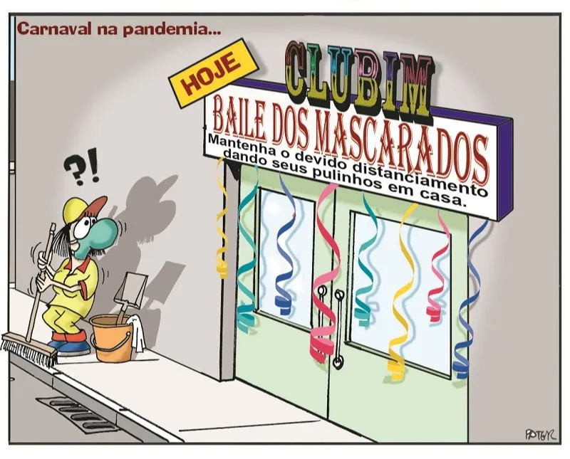 Imagem ilustrativa da imagem Carnaval é o tema da charge deste domingo
