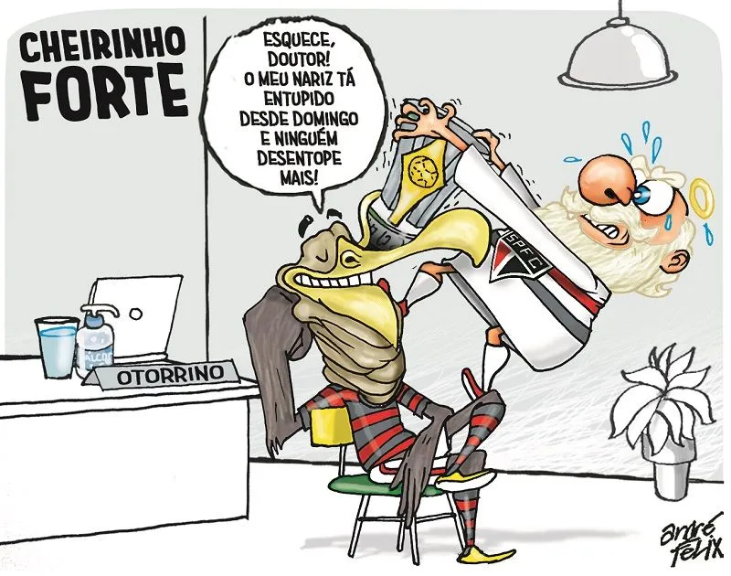 Imagem ilustrativa da imagem Charge do Dia: Cheirinho forte