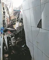 Imagem ilustrativa da imagem Queda de barreira em Viana