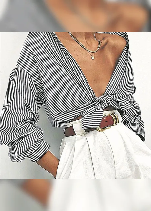 Imagem ilustrativa da imagem Chique sem esforço: como construir um look estiloso com camisa
