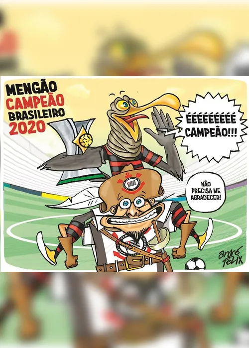 Imagem ilustrativa da imagem Charge do Dia: Mengão campeão brasileiro 2020