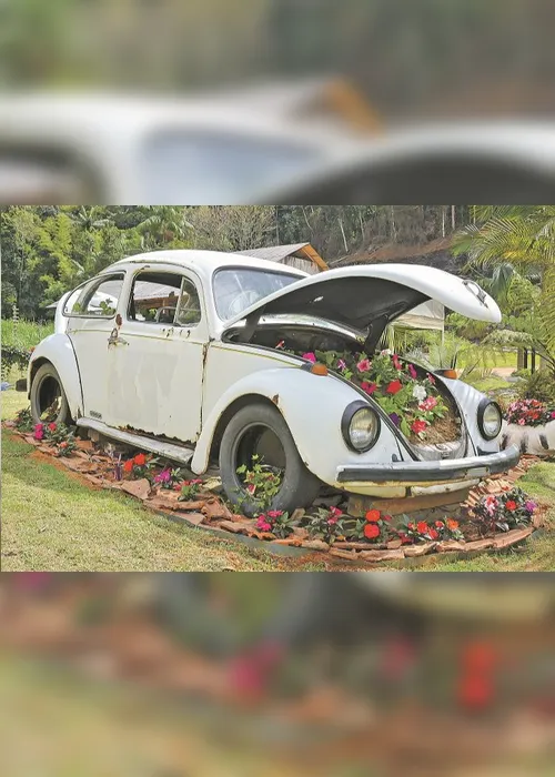 Imagem ilustrativa da imagem Fusca vira item de decoração