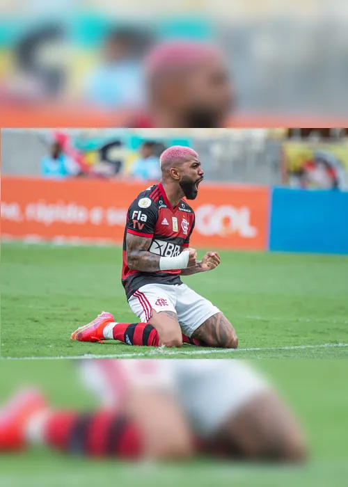 Imagem ilustrativa da imagem Flamengo vence o Inter de virada e fica mais perto do título do Brasileirão