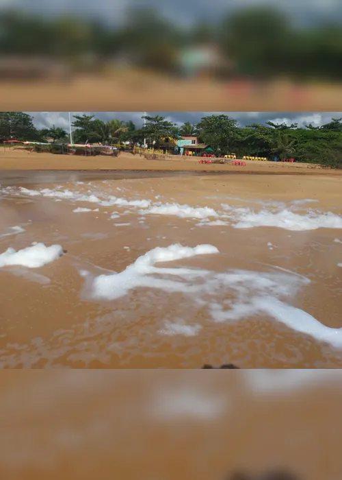 Imagem ilustrativa da imagem Espuma volta a aparecer em praias da Serra