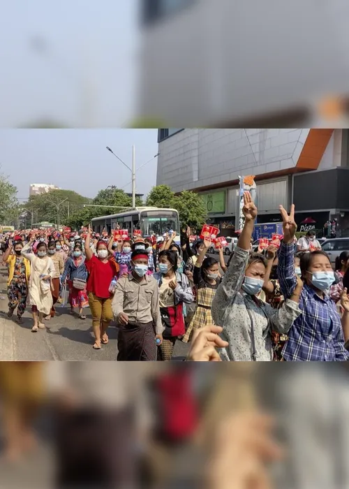 Imagem ilustrativa da imagem Com 18 mortes, Mianmar tem dia mais sangrento de protestos contra golpe