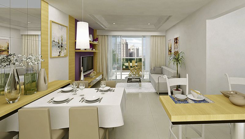 Apartamentos do Vitória Garden têm dois quartos com suíte e opção de uma ou duas varandas (Foto: Bozi)