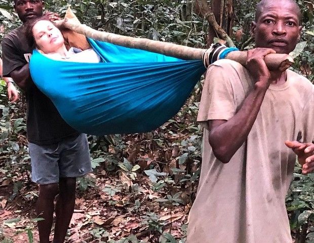 Ashley Judd mostra fotos de acidente que sofreu no Congo (Foto: Reprodução/Instagram)