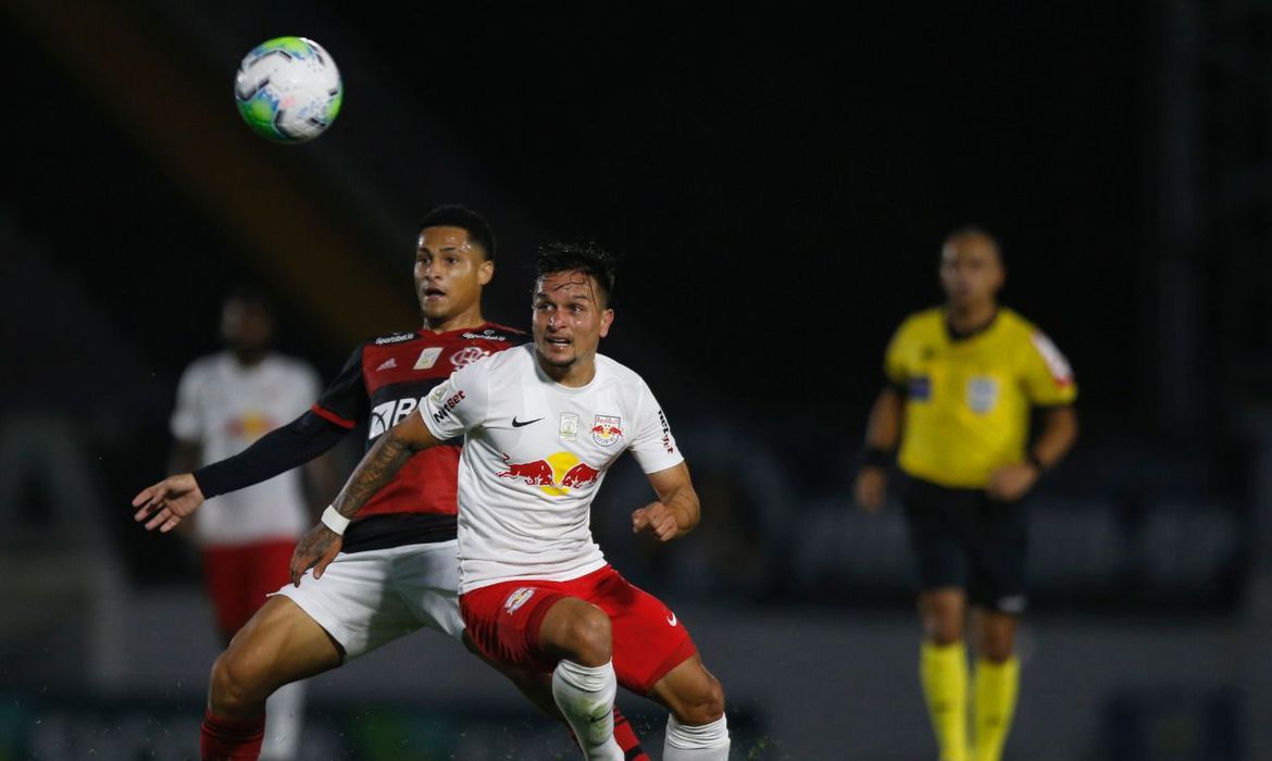 Partida entre Flamengo e Bragantino terminou empatada em 1 a 1 (Foto: Ari Ferreira/ Red Bull Bragantino/ Divulgação)