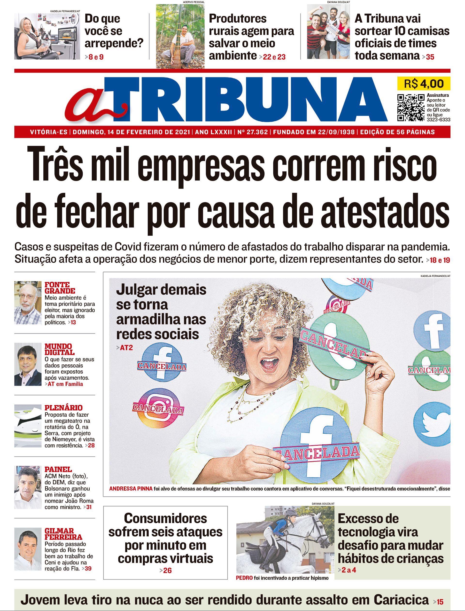 (Foto: Reprodução/ Jornal A Tribuna)
