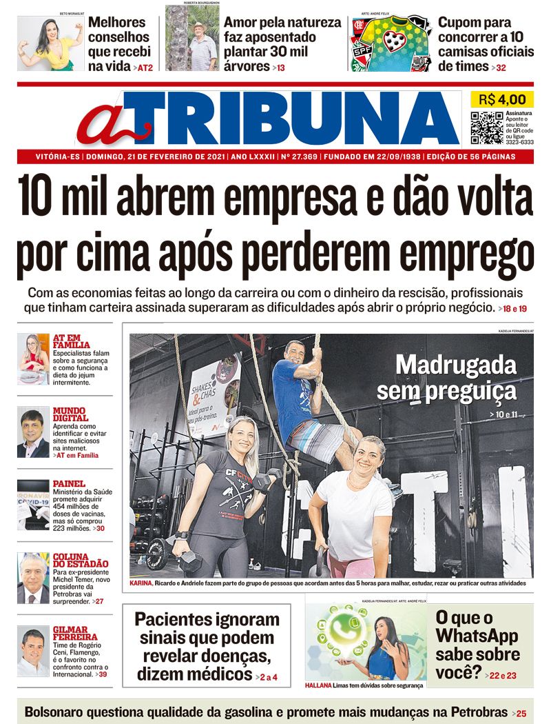 (Foto: Reprodução / Jornal A Tribuna)