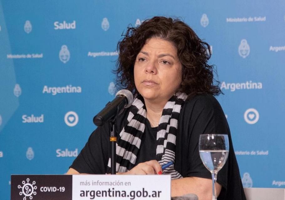 Carla Vizzotti, ministra da saúde da Argentina, justifica a medida por conta das novas variantes do coronavírus. (Foto: Divulgação/Ministerio de Salud de Argentina - 28/08/2020)
