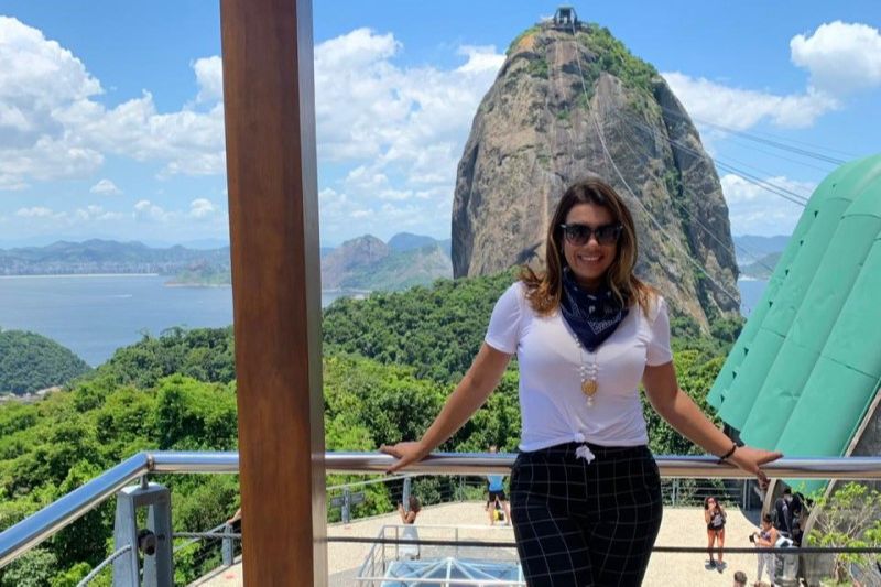 Penha se desliga dos problemas e relaxa. (Foto: Acervo pessoal)