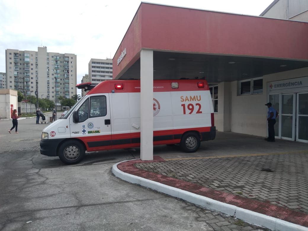 Hospital Jayme Santos Neves, na Serra (Foto: Fábio Nunes/ AT/ 16/02/2021)