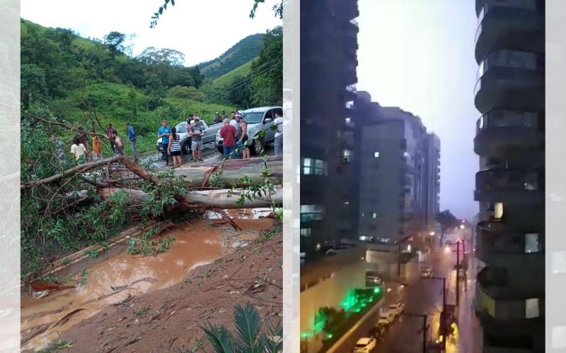Temporal deixa bairros sem energia e causa estragos no Estado (Foto: Reprodução)