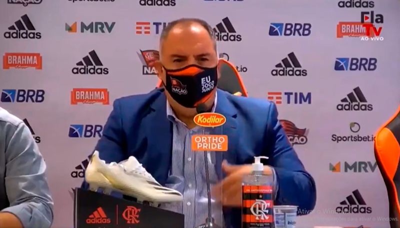 Marcos Braz, vice-presidente do Flamengo (Foto: Reprodução / FlaTV)
