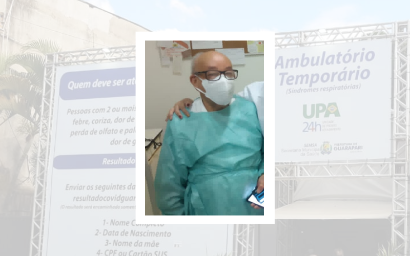 O médico Benedito da Cruz tinha 80 anos e atuava em Guarapari (Foto: Reprodução)