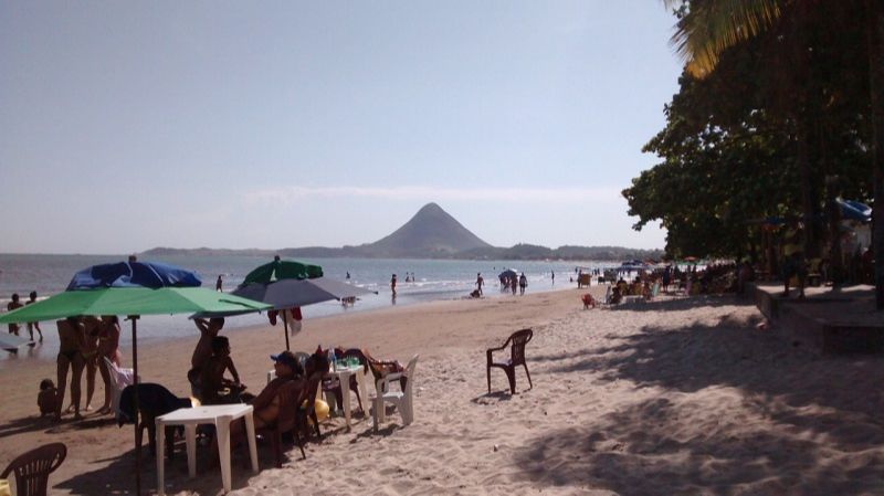 Praia Central de Piúma: prefeitura definiu regras para o período do Carnaval (Foto: Roberta Bourguignon)