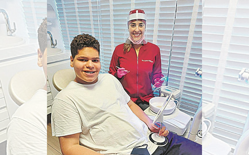 Paciente de Layssa Esposti, Luiz Afonso começou tratamento aos 9 anos (Foto: Divulgação)