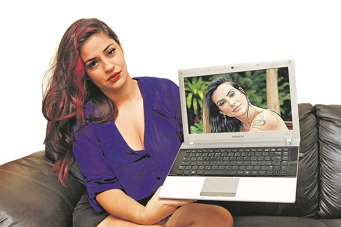 Rafaela Chrizóstomo percebeu que tinha traços parecidos com Cléo Pires (Foto: Fábio Nunes/AT)