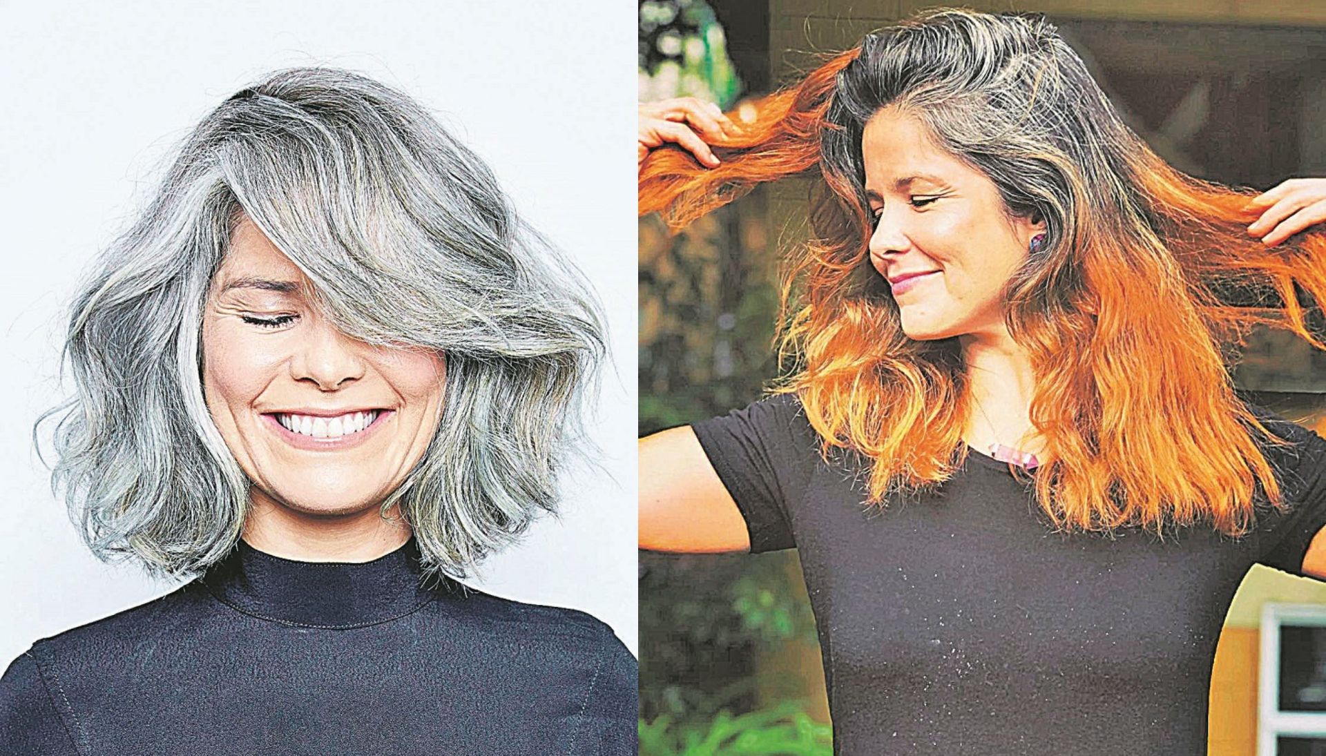 Samara Felippo cortou e descoloriu os fios para acelerar a transição (Foto: Divulgação)