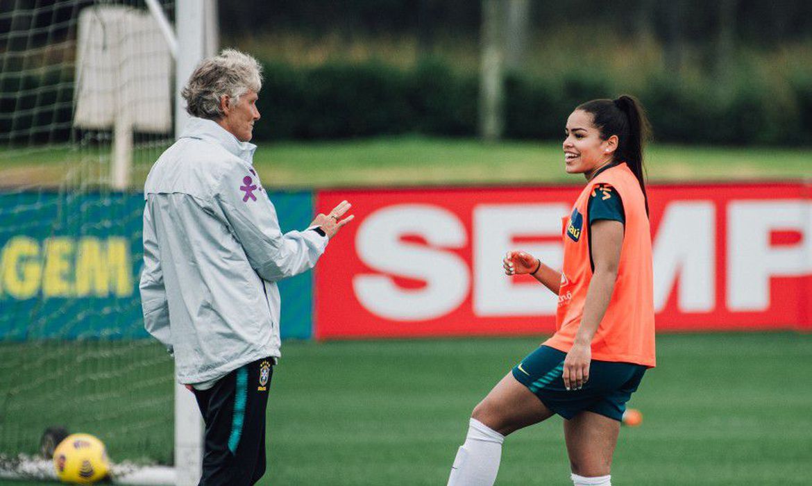 A técnica Pia Sundhage, da seleção brasileira feminina (Foto: Sam Robles/ CBF/ Divulgação)