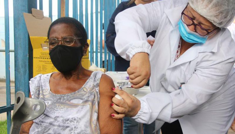 Vacinação contra a covid em Vila Velha (Foto: William Caldeira / Divulgação PMVV)