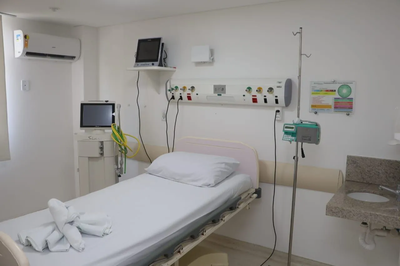 Mais 20 vagas em UTI foram abertas para pacientes do SUS no hospital Santa Mônica, em Vila Velha