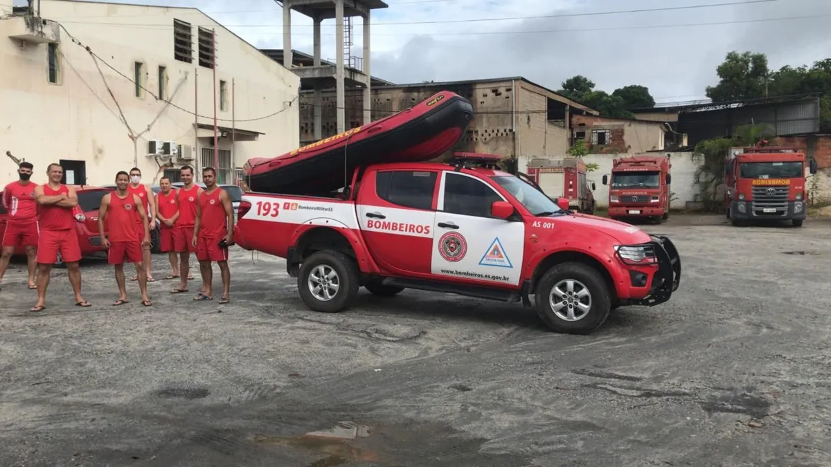 Imagem ilustrativa da imagem Bombeiros simulam resgate em caso de rompimento de barragem no Sul do Estado