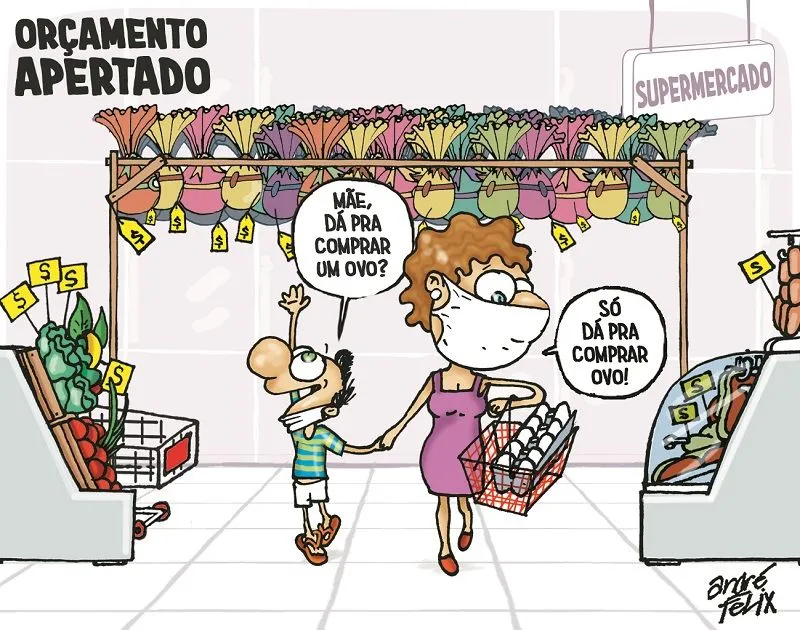 Imagem ilustrativa da imagem Charge do Dia: Orçamento apertado