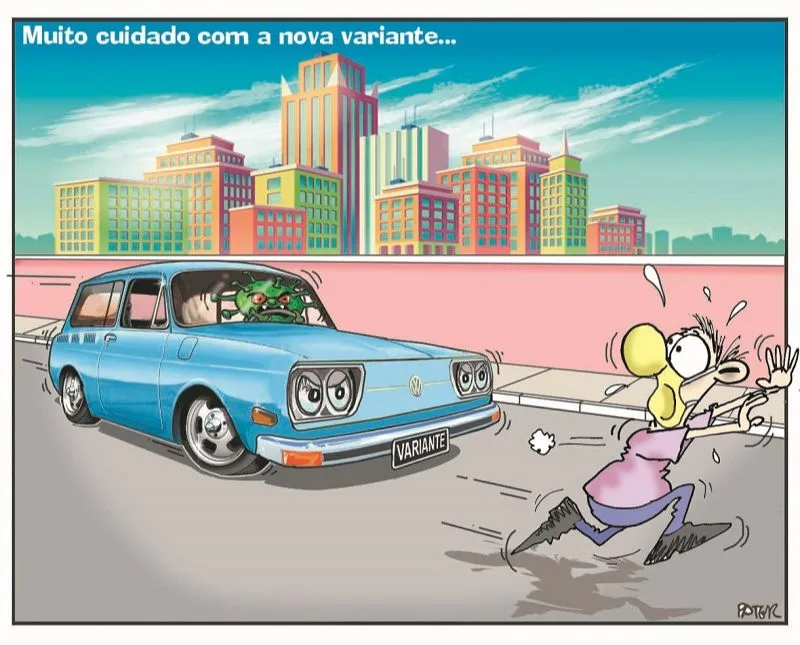 Imagem ilustrativa da imagem Charge do Dia: Nova variante