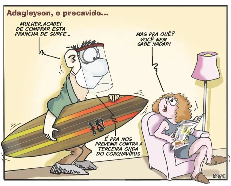 Imagem ilustrativa da imagem Charge do Dia: O precavido