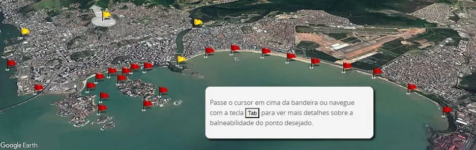 Imagem ilustrativa da imagem Vitória tem todas as praias impróprias para banho