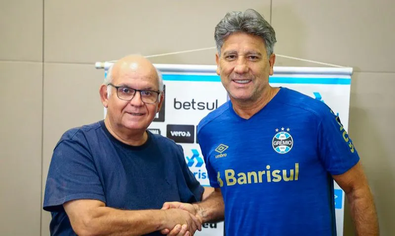 Imagem ilustrativa da imagem Grêmio confirma renovação com Renato Portaluppi para 2021