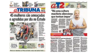 Imagem ilustrativa da imagem Veja a edição do jornal A Tribuna desta segunda-feira (08/03/2021)
