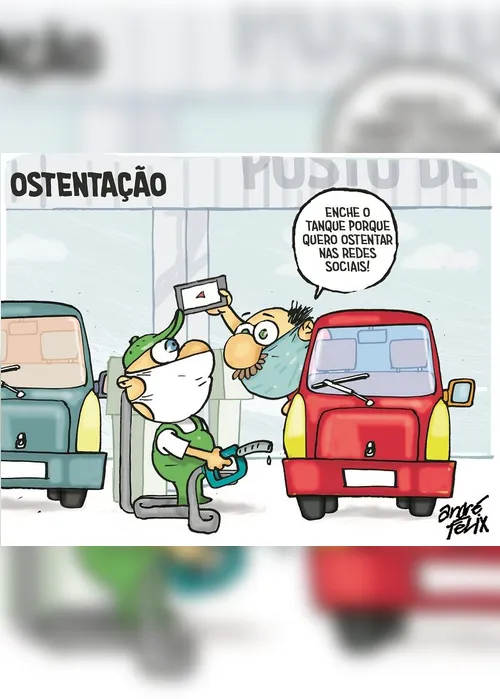 Imagem ilustrativa da imagem Charge do Dia: Ostentação