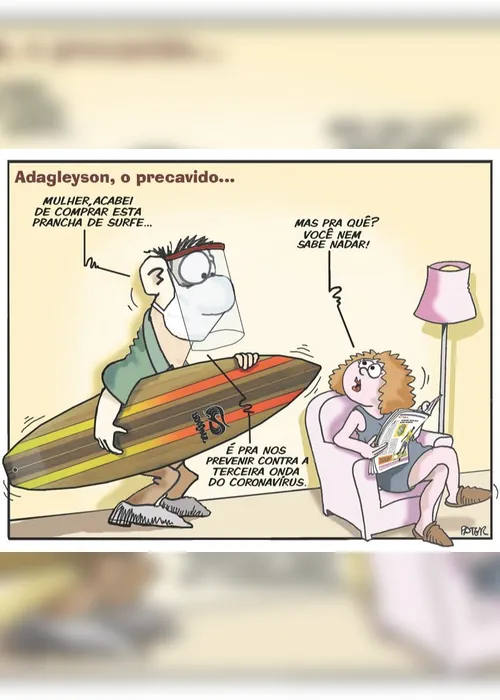 Imagem ilustrativa da imagem Charge do Dia: O precavido