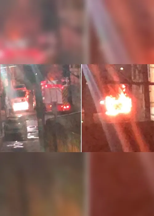Imagem ilustrativa da imagem Carro pega fogo na Serra e suspeita é de que incêndio foi criminoso