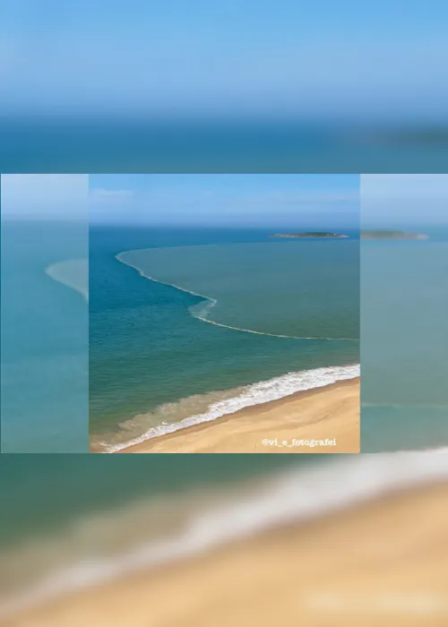 Imagem ilustrativa da imagem Mancha no mar em Vila Velha chama atenção. Saiba o motivo