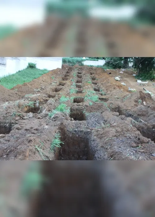 Imagem ilustrativa da imagem Mortes por Covid aumentam e mais covas são abertas em cemitério de Vitória