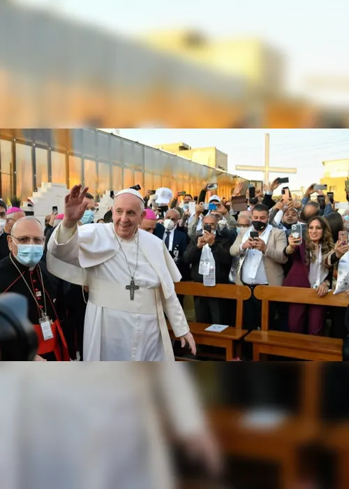Imagem ilustrativa da imagem Papa encontra principal líder xiita no Iraque, que fala em paz