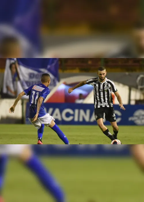 Imagem ilustrativa da imagem Molecada do Santos se apresenta bem e arranca empate por 2 a 2 com o Santo André
