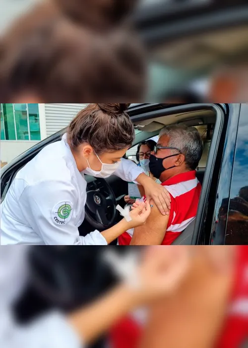 Imagem ilustrativa da imagem Idosos fazem fila de madrugada e vacinação é encerrada por falta de doses em Guarapari