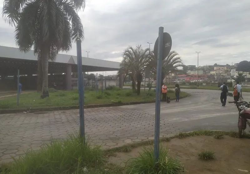 Terminal de Campo Grande sem ônibus