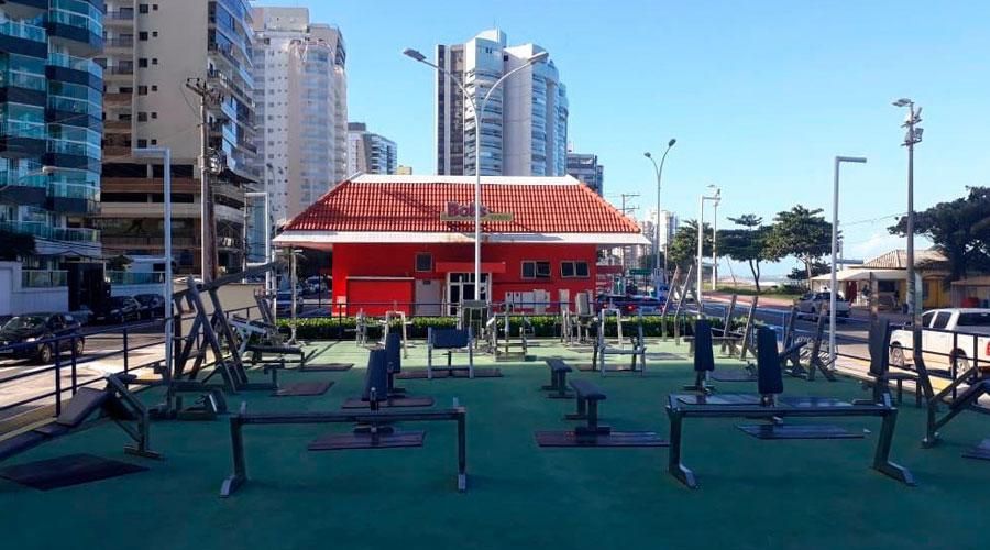 Academia Popular, em Itaparica, está com as atividades suspensas. (Foto: Arquivo PMVV)